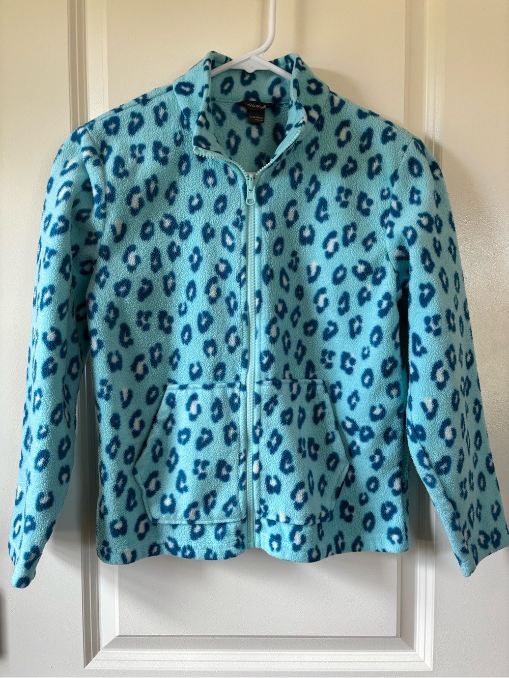 Eddie Bauer Girls Medium 10/12 Full Zip Fleece Sweatshirt Kids